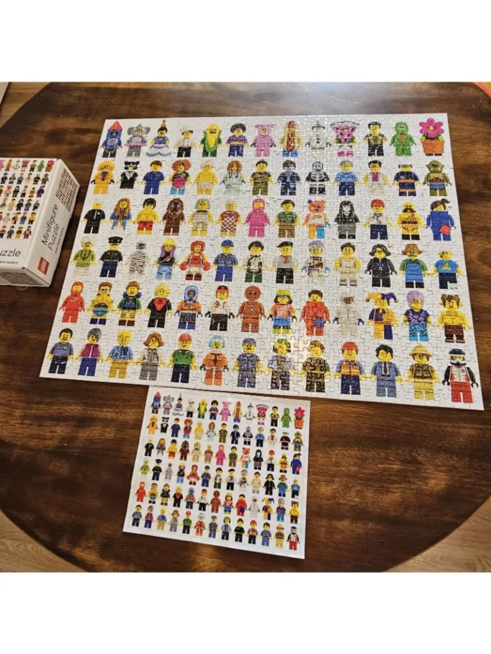 Lego Minifigure Puzzle 1000 piece Complete No Missing Pieces